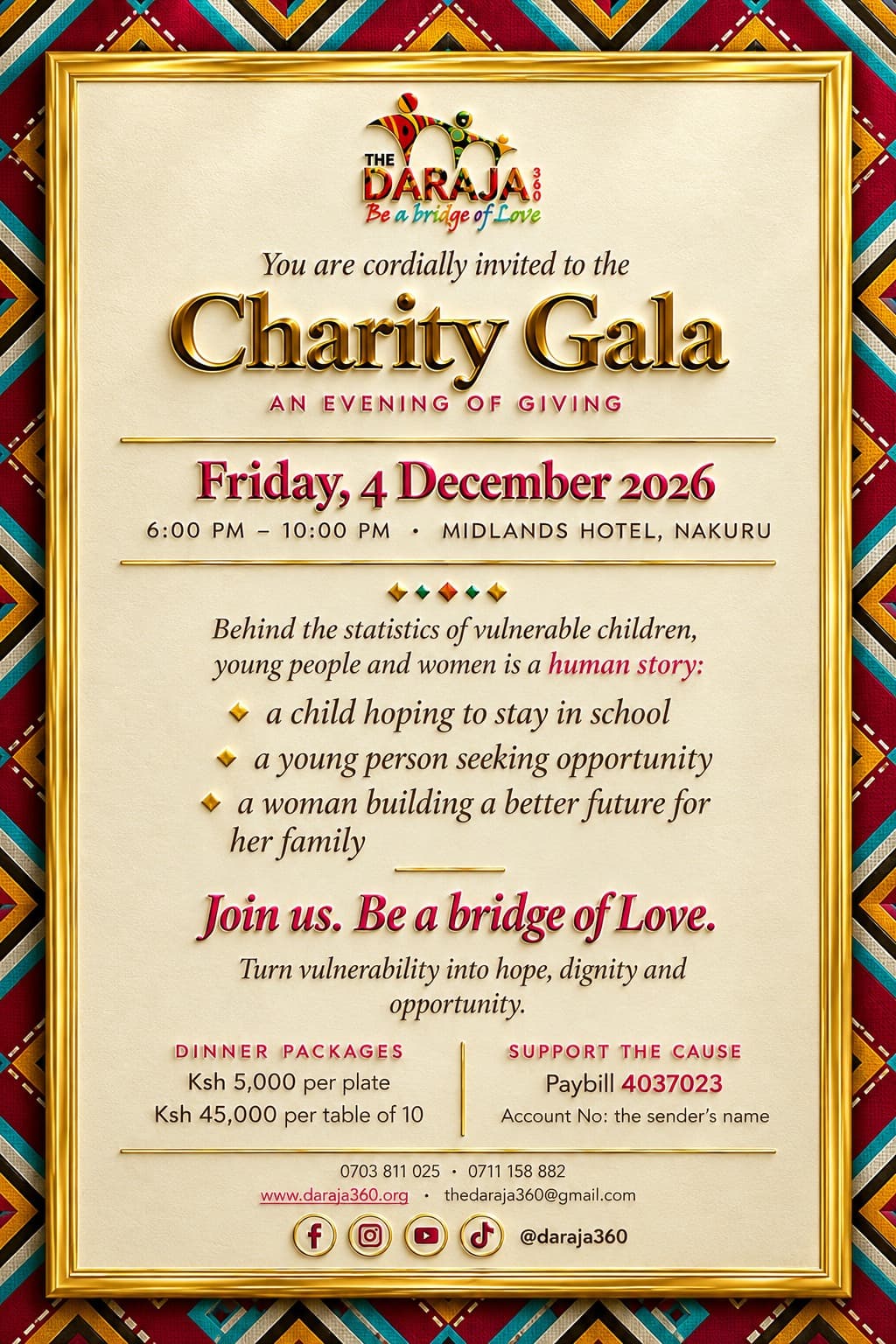 Charity Gala Dinner 2026
